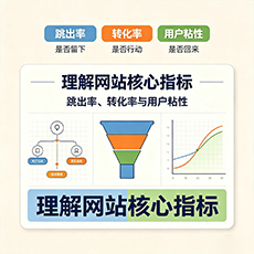 共和建站-理解网站核心指标：跳出率、转化率与用户粘性