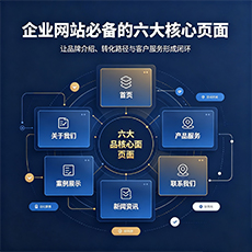 共和建站-企业网站必备的六大核心页面
